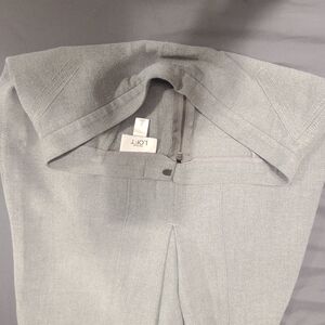 LOFT Women's Gray A-Line Skirt